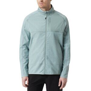 BASS OUTDOOR Men's Full Zip Trail Jacket Silver Green Size L MSRP $79